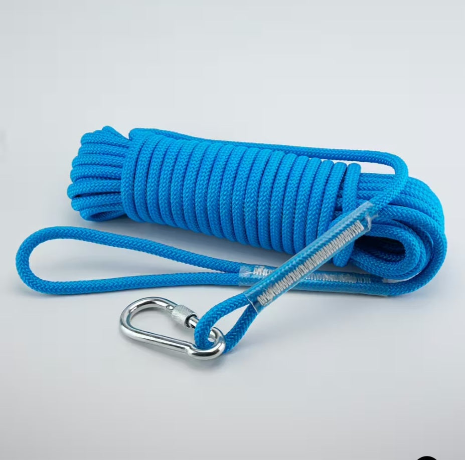 Magntesfiske-set 250kg neodymium magnet och rep.