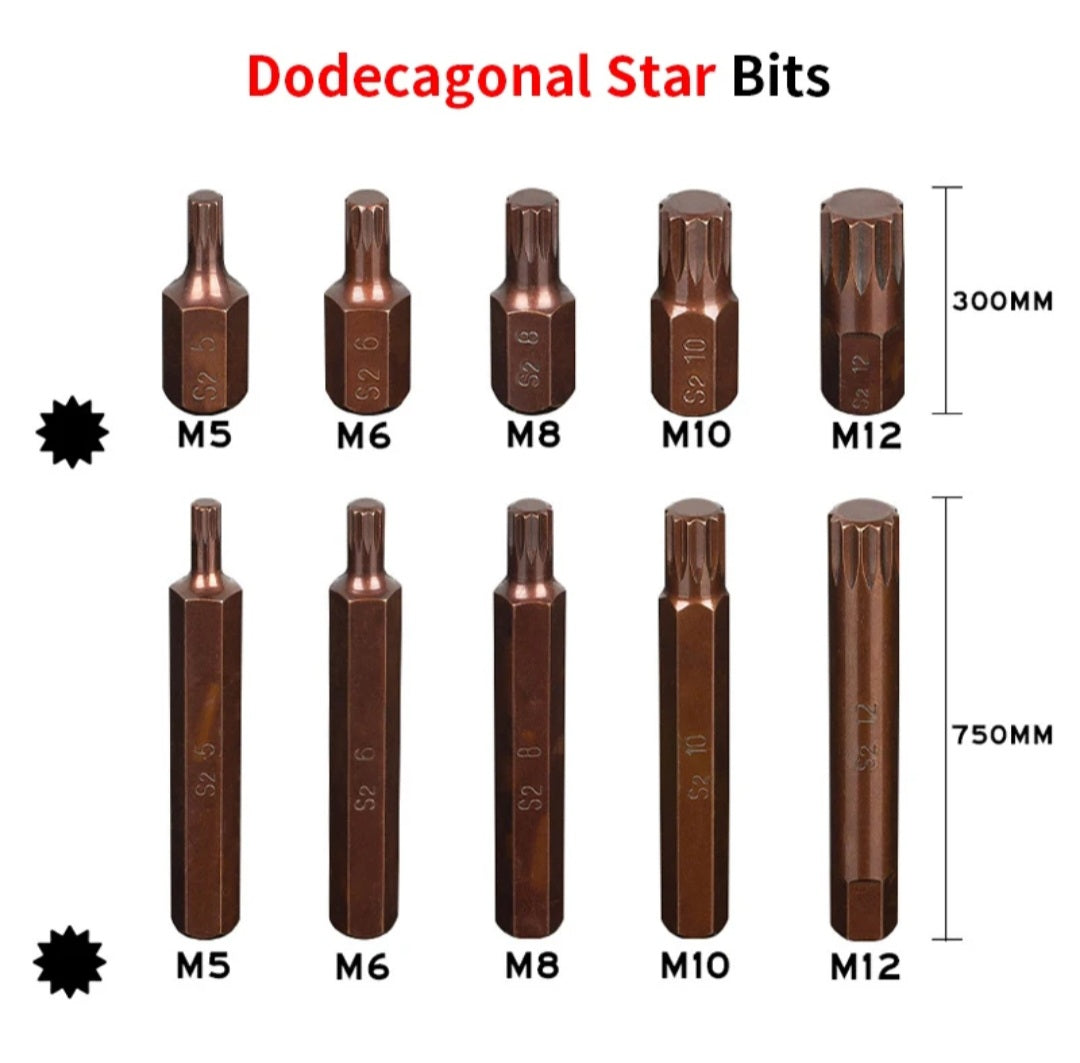 40-Pack Bitsats Med Torx Helt Nya/Oanvända